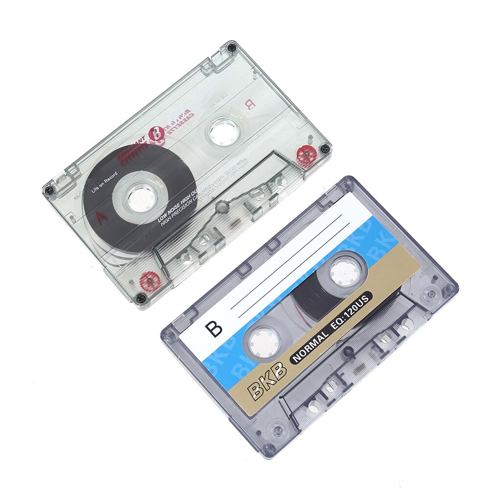 Lecteur à bande magnétique vide, 2 pièces, 60 Minutes, Standard, enregistrement Audio, musique, MP3 /DVD