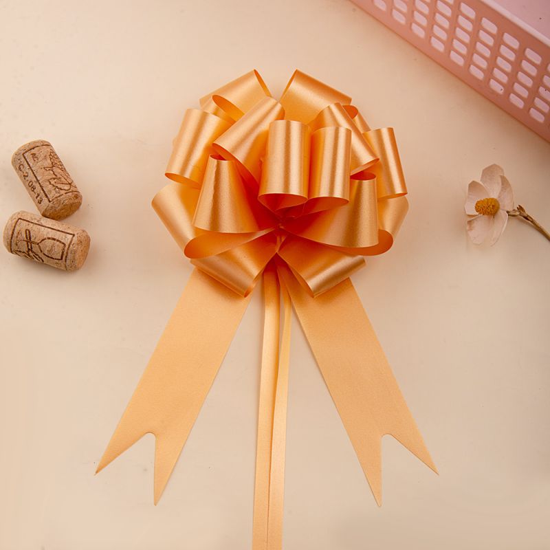 30 Stuks Wit Lint Strik Bruiloft Auto Cadeau Wrap Ambachtelijke Verjaardagsfeest Benodigdheden Kerkbank Einde Stoelen Diy Decoratie Kerst Home Decor: Licht Geel