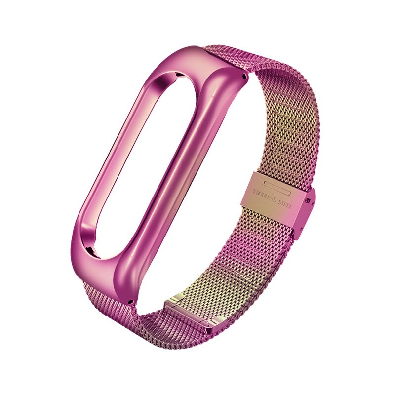 Edelstahl Strap Für Xiaomi Mi Band 3 4 5 6 Smart Uhr Handgelenk M3 M4 Armband Für MiBand 6 5 4 3 Miband Strap Ersatz: 07 For Mi band 5 4 3