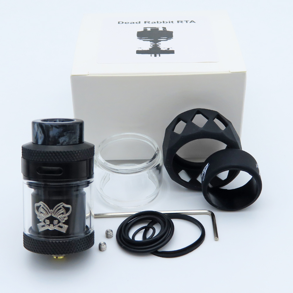 ZHISHUO Dead Rabbit RTA Tank 25mm Rebuildable Dripping Atomizer Single Dual Coil with 810 Drip Tip 24mm Vaporizer e cigarette