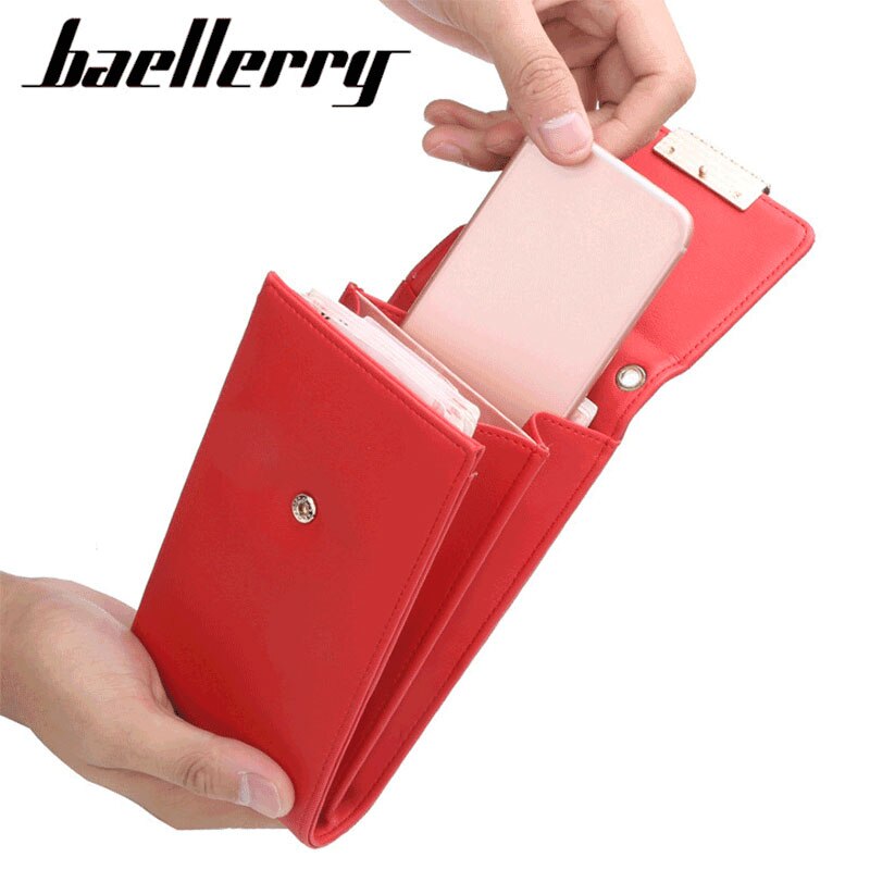 Baellerry forever mini veske mobiltelefonvesker simpelt ryggsekker casual damer klaff skulderveske