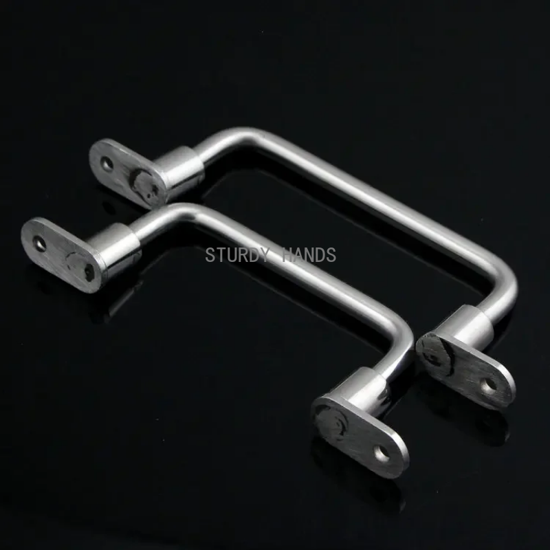 138 mm 158 mm Hochleistungs-Klappgriff aus Edelstahl 304 für externe Industriegeräte, Federgriff