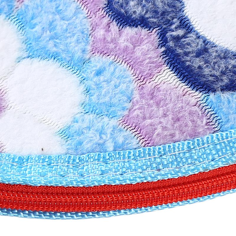 Baño cremallera tipo calentador inodoro Closestool lavable suave tapa del asiento cubierta Mat Pad