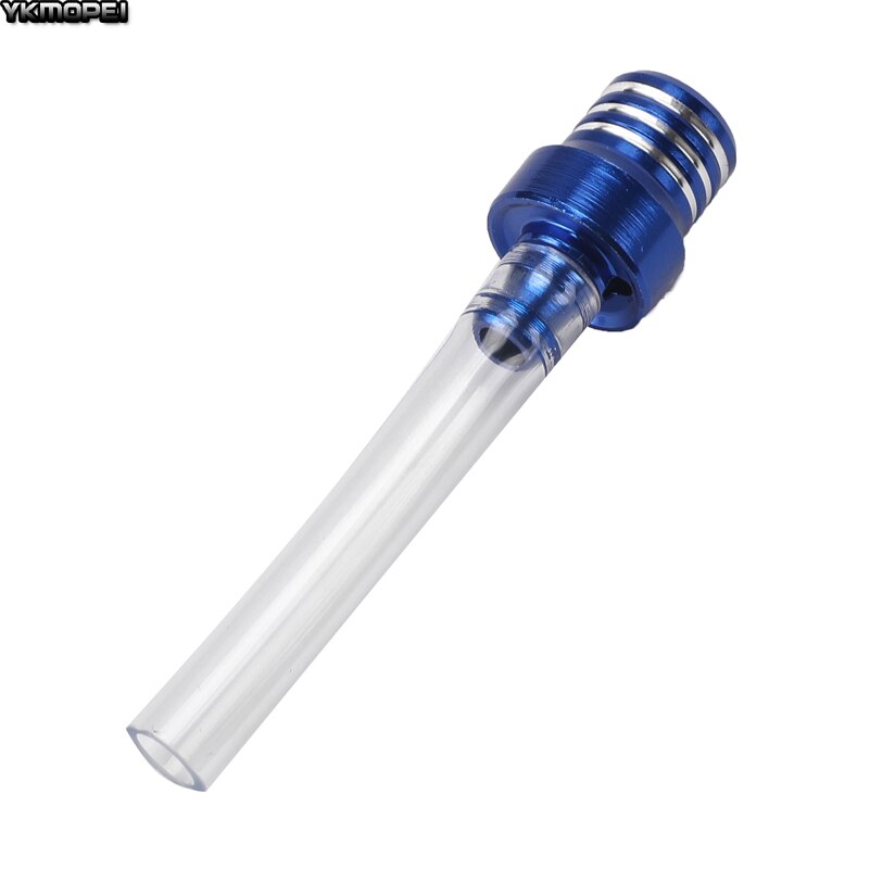 Universal cnc alumínio tanque de combustível ventilação ar gás tampa ventilação óleo para cr crf yz yzf ktm rmz kxf kayo bse motocross sujeira pit bicicleta atv: Azul