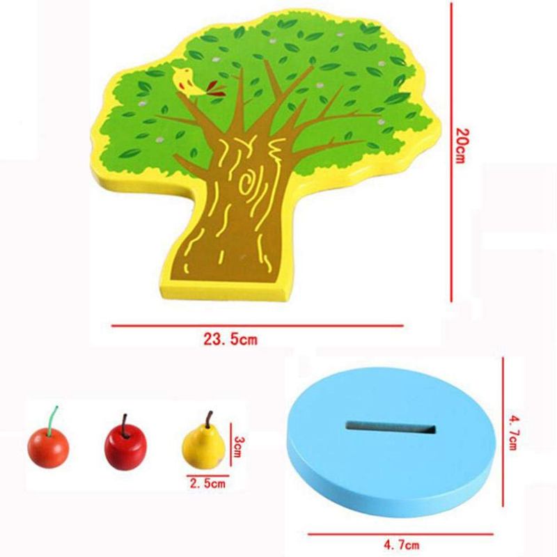 Fruit Boom Speelgoed Met Magnetische Peren Voor Kids Best Boomgaard String Fruit Boom