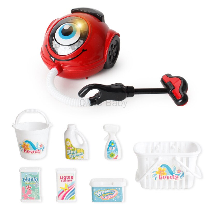 Elektrische Magnetron Apparatuur Speelgoed voor Keuken Housekeeping Rol Pretend Play Game Developmental Game Kinderen Kids Speelgoed: Vacuum cleaners