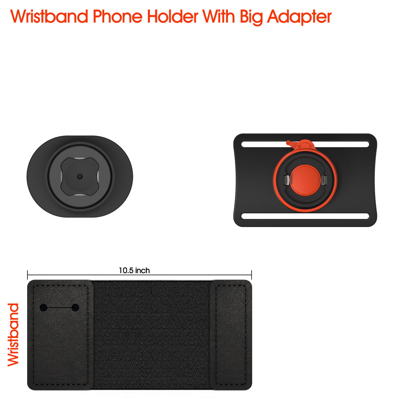 Universal Sports Armband for iPhone 11 X 8 7 Samsung Rotatable Wrist Running Sport Arm Band With Key Holder for 4-6 inch Phone: Options C