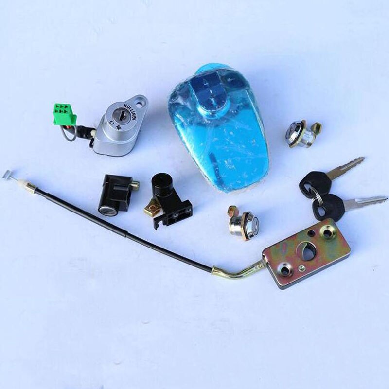 Motorcycle Accessories GZ150-E GZ150-A Set of Locks Electric Door Locks Fuel Tank Lock Cover Side Box Lock Ignition Power Switch
