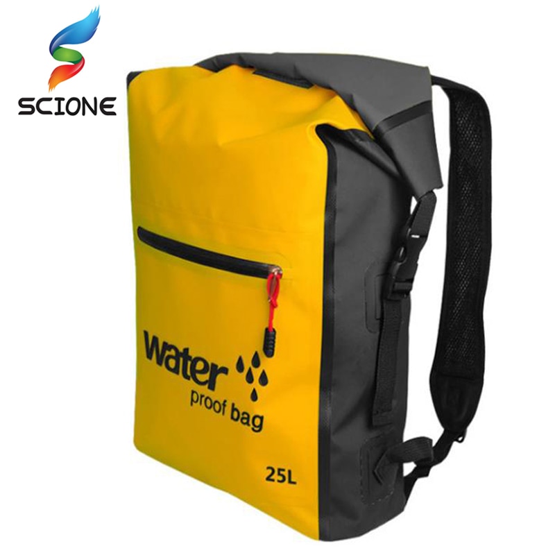 25L borsa da nuoto impermeabile per esterno zaino secchio sacco asciutto borsa di stoccaggio rafting sport kayak canoa borsa da palestra da viaggio 2021