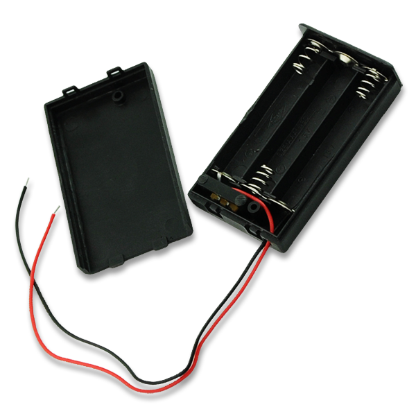 1pc 2x 3x 4x AAA Battery Holder Storage Case With On / Off Switch Lead Cable AAA Battery Box: 3x AAA