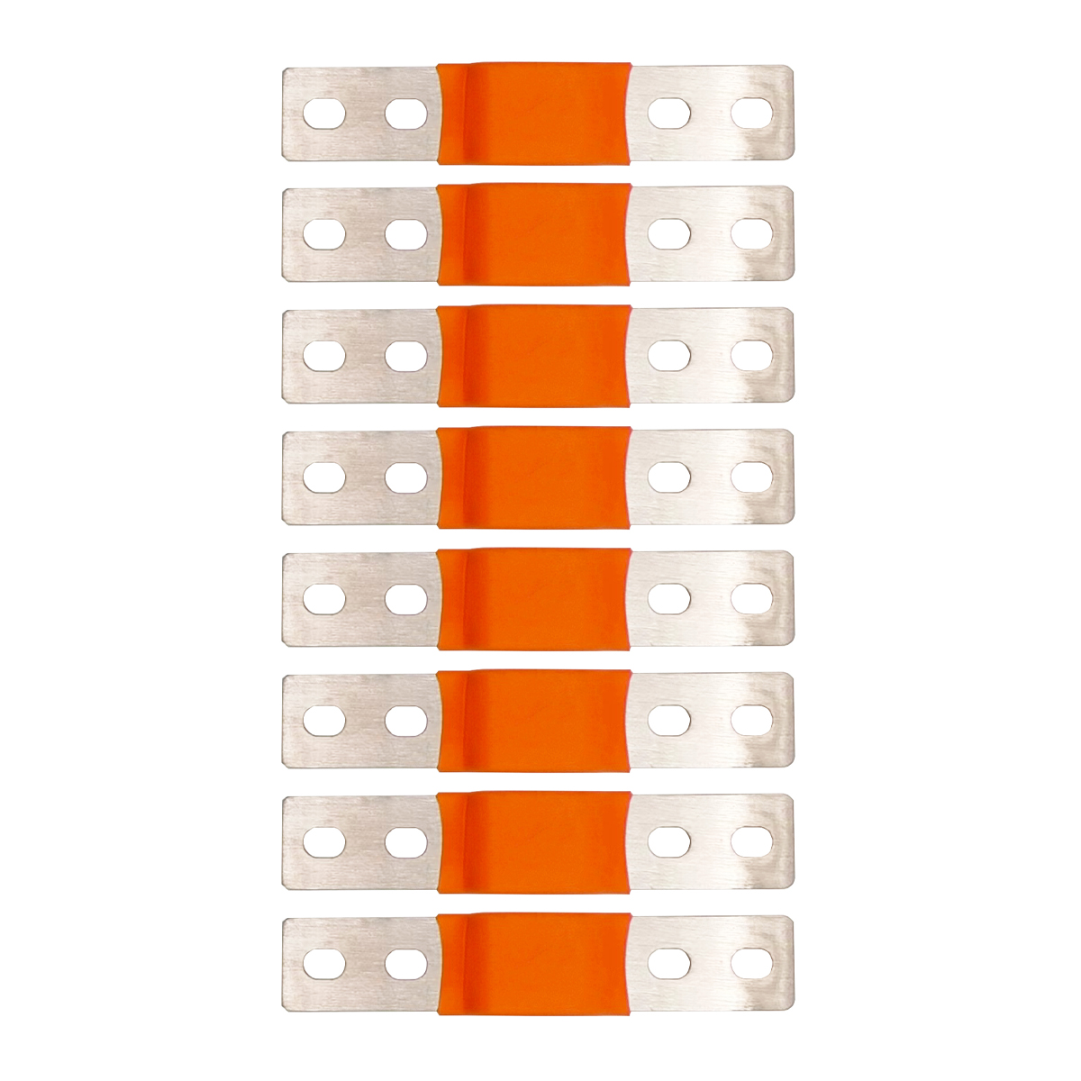 Lifepo4 Battery Flexible Busbar 72mm 300A Lithium Battery Straps Clips Stud Connecting Bars Pure Copper For LFP 230Ah 280AH 280K: black