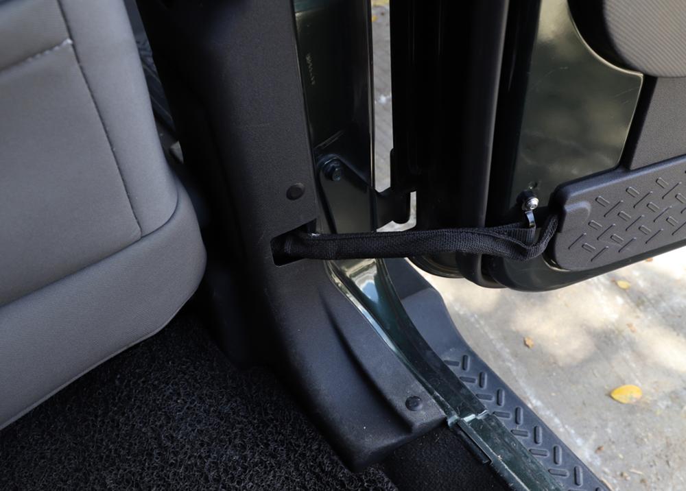 Car Adjustable Hinge Wire Protector Door Limiting Strap for Jeep Wrangler JK 2007 JL Gladiator JT 2022