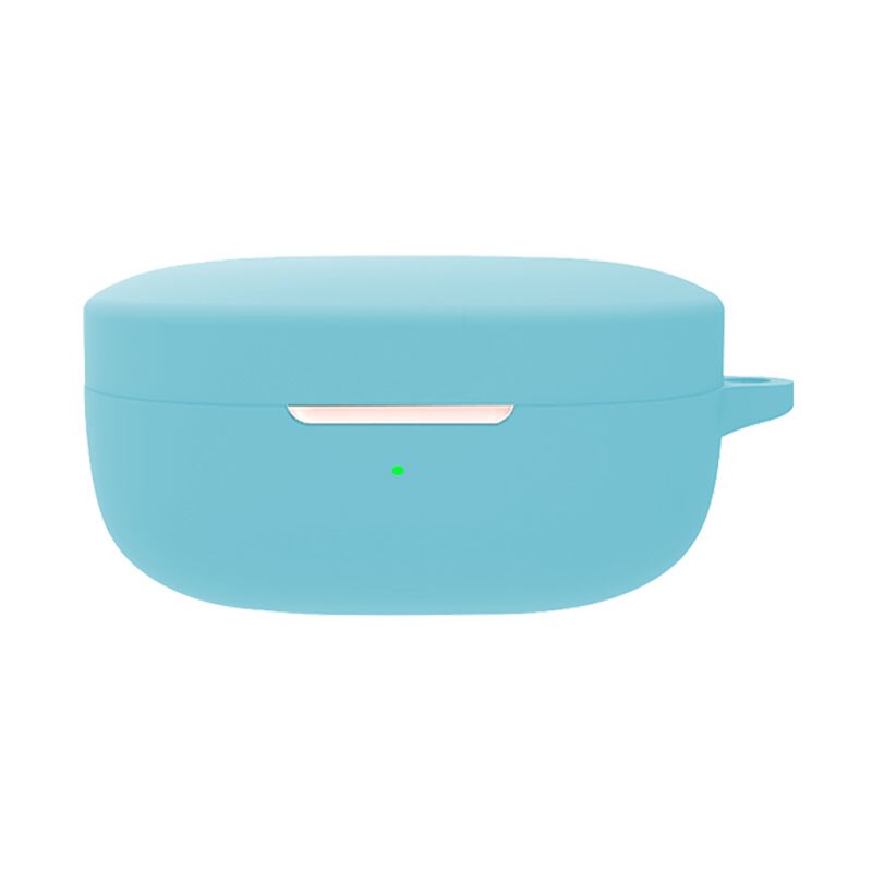 Para redmi airdots 3 caso do fone de ouvido capa protetora silicone bolsa escudo para xiaomi redmi airdots 3 tws bluetooth fone de ouvido caso: CÉU AZUL