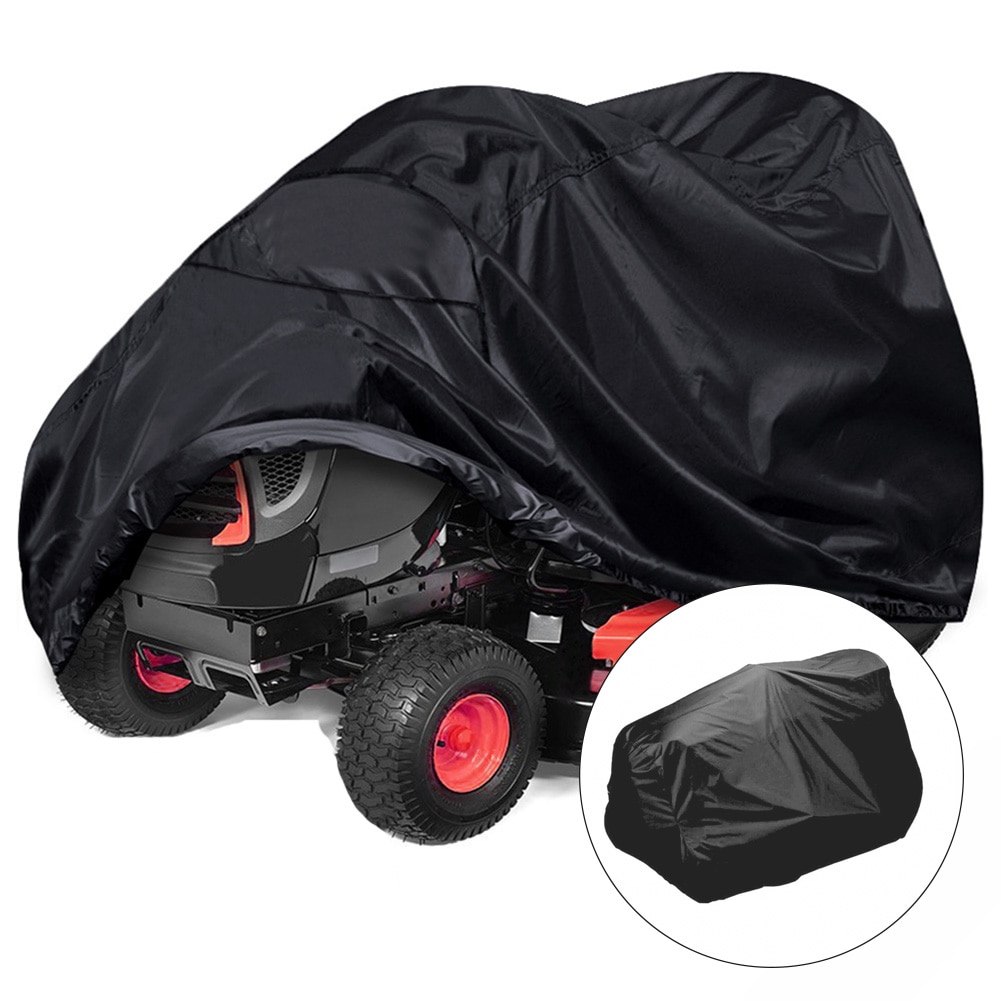 183 x 137 x 117cm vandtæt elværktøj plæneklipper cover uv beskyttelse udendørs have støvtæt 210d oxford klud traktor universal
