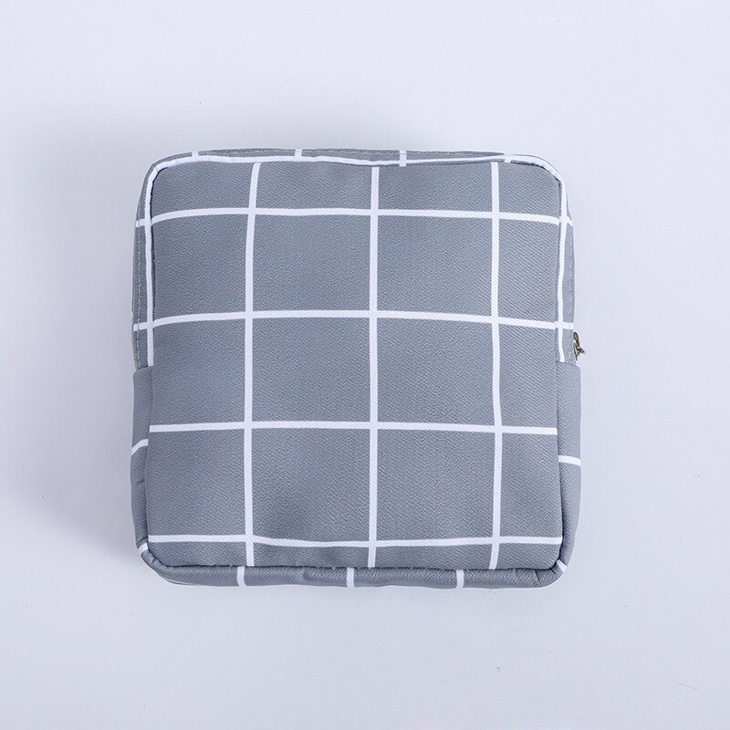 Pochette de serviette hygiénique femme fille sac de rangement serviette porte-carte de crédit porte-monnaie cosmétiques étui pour casque pochette sanitaire: 5