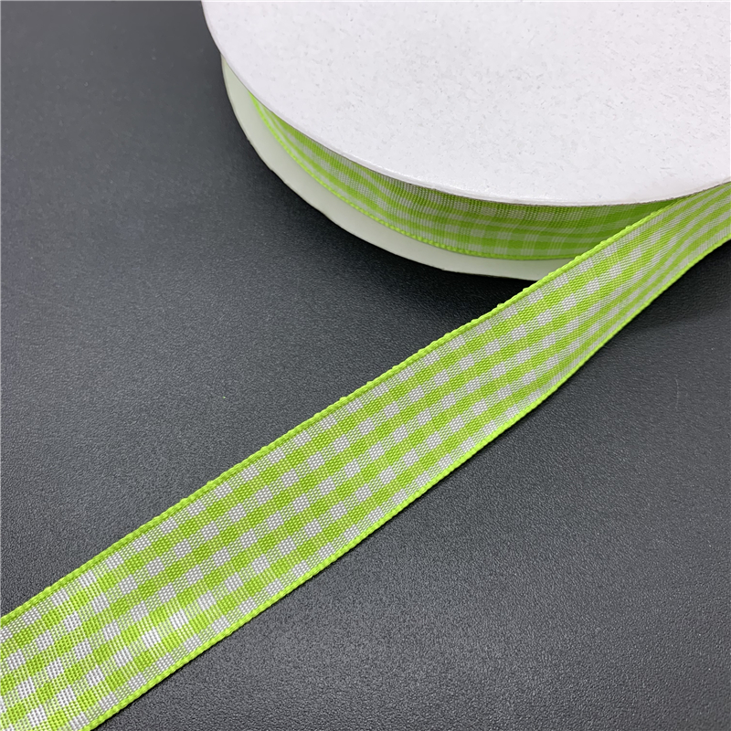 5yards/lot 15mm Plaid Ribbon Grid Printed Ribbon For Home Wedding Christmas Decoration DIY Wrapping: 05