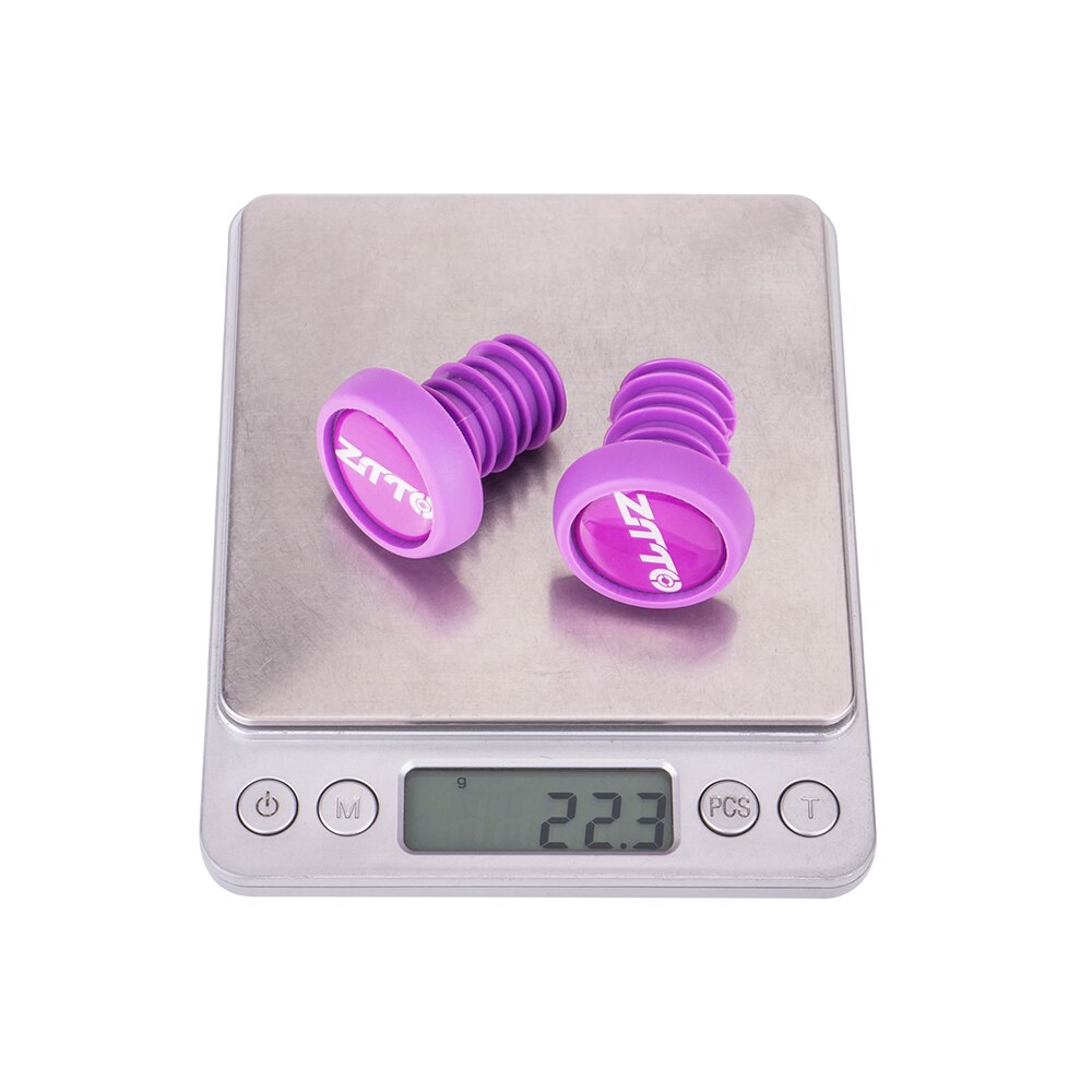 ZTTO 2 pezzi MTB tappi terminali manubrio bici da strada gel di silice tappi manubrio manubrio colorato estremità manubrio tappi tappi