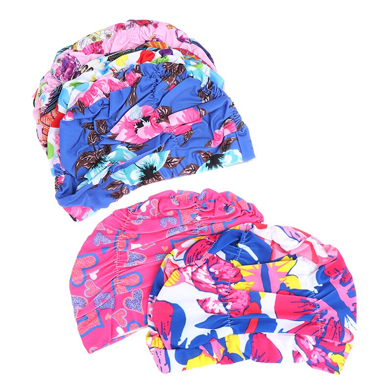 Lang Haar Badmuts Sport Swim Elastische Hoed Mannen Vrouwen Zwemt Nylon Tulband Caps