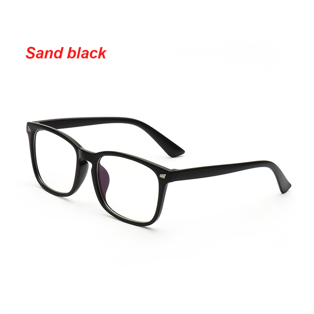 Anti blue rays computer Glasses Women Men Blue Light Coating Gaming Glasses for computer protection eye Retro Spectacles: sand black