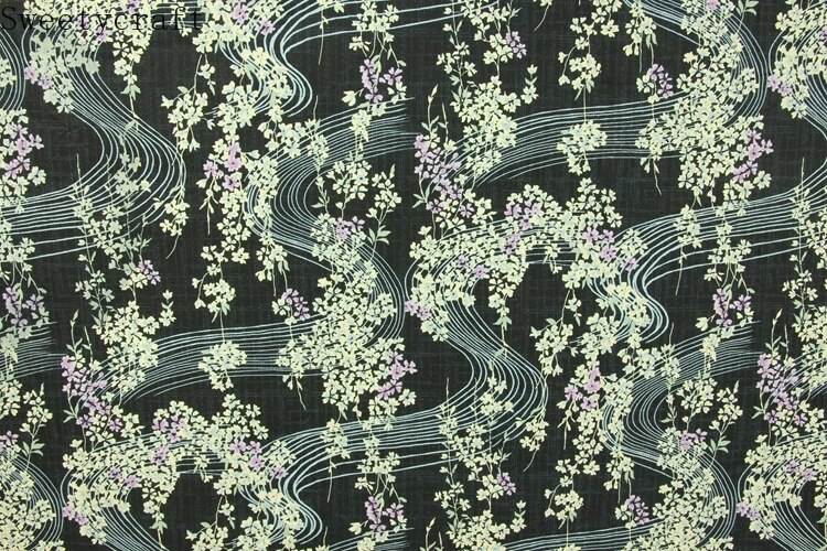 140X50Cm Dunne Katoenen Stof Bloem Gedrukt Plain Doek Naaien Quilten Stoffen Voor Patchwork Handwerken Diy Handgemaakte Accessoires