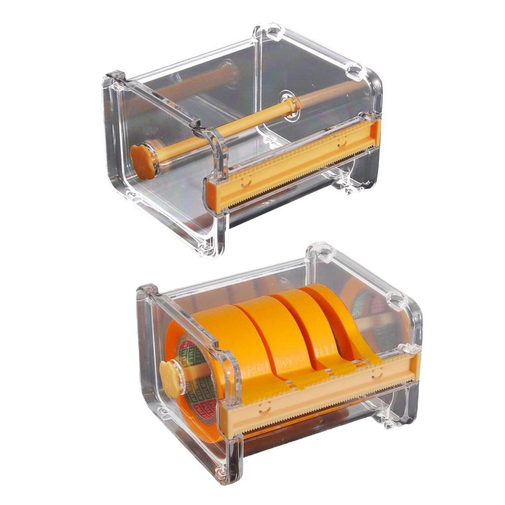 Portable DIY Craft Painting Tape Cutter with Paint Marking Line Roll Tapes 6mm/12mm/18mm/24mm