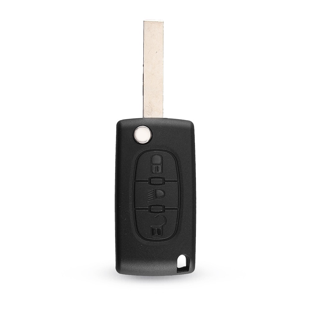 KEYYOU Key Case For Citroen C2 C3 C4 C5 C6 C8 XSARA 3 Buttons Flip Folding Remote Fob Car Key Shell Cover VA2/HU83 Blade