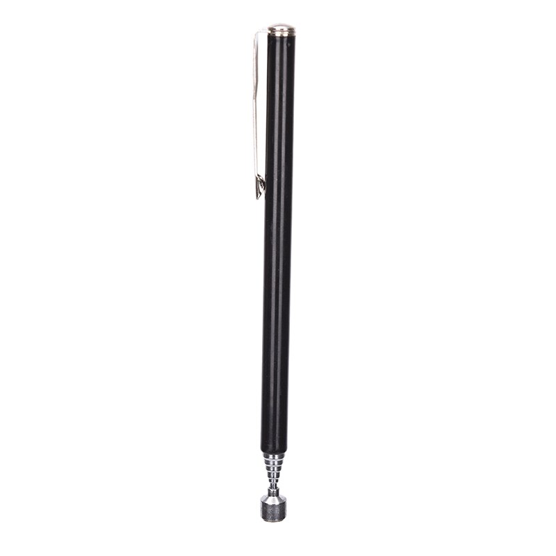 1pc Portable Adjustable 1.5/2LBs Magnetic Telescopic Pick Up Rod Stick Extending Magnet Handheld Tool Length About 12.5cm: Black 2LBs
