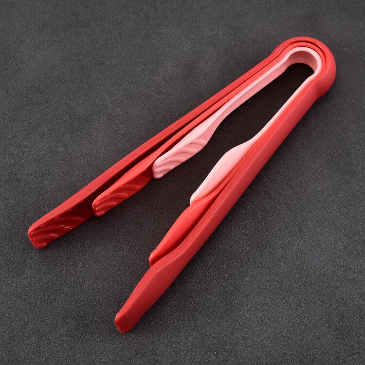 Steak clip food clip plastic kitchen tool plastic PP plastic food clip kitchen gadgets kitchen accessories: Chocolate