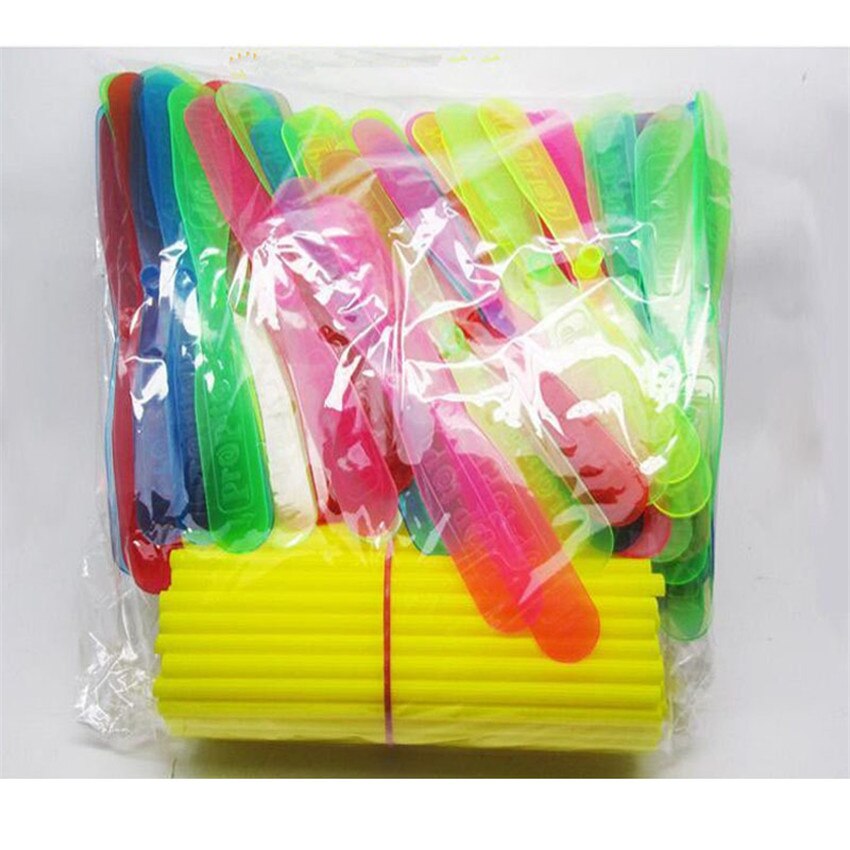 50 Libellen-Propeller Spielzeug – Bunte Plastik-Libellen, Flugspiel Für Kinder, Partygeschenke