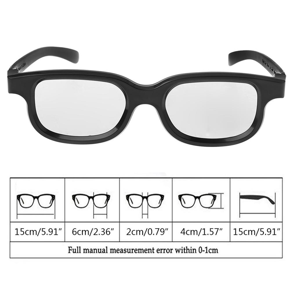 Circular Polarized Passive 3D Glasses Stereo Black For 3D TV Real D IMAX Cinemas-27#/CC