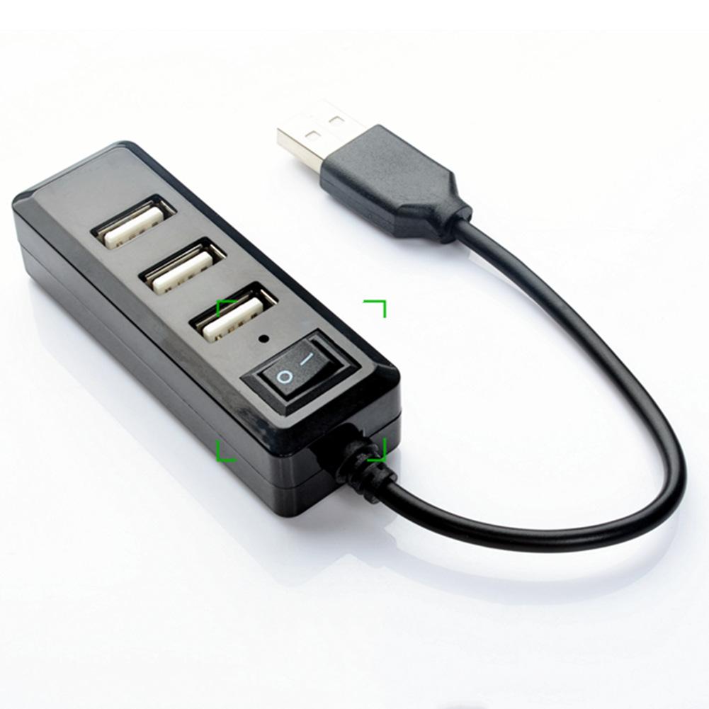 Voor Computer Multi Usb Extension Adapter 4 Poorten Usb 2.0 Hub Splitter Met Switcher Eenvoudig En Eenvoudige Installatie