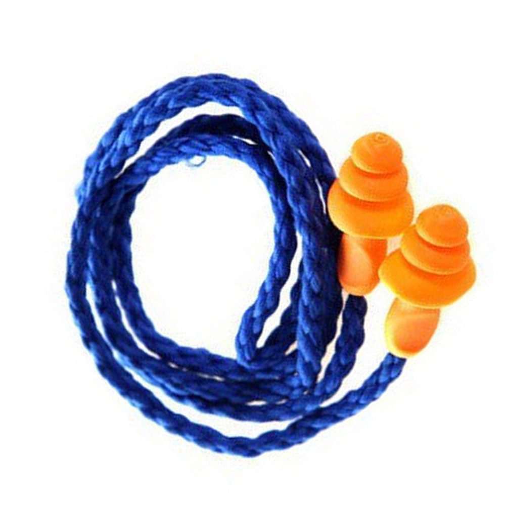 10Pcs Soft Silicone Sound Waterproof Soft Ear Plugs Silicone Corded Reusable Hearing Protect Safety Earplugs For Swiming Use