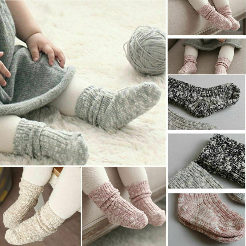 Pudcoco 2020 Cotone Traspirante Principessa Calzini E Calzettoni Bambini di colore Della Caramella Calzino per Il bambino Della Ragazza Del Ragazzo Bambini Caldo Autunno della Molla Del bambino Calzini E Calzettoni