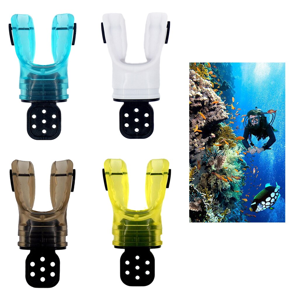 Scuba Diving Swimming Bite Mouthpiece Moldable Octopus Regulators