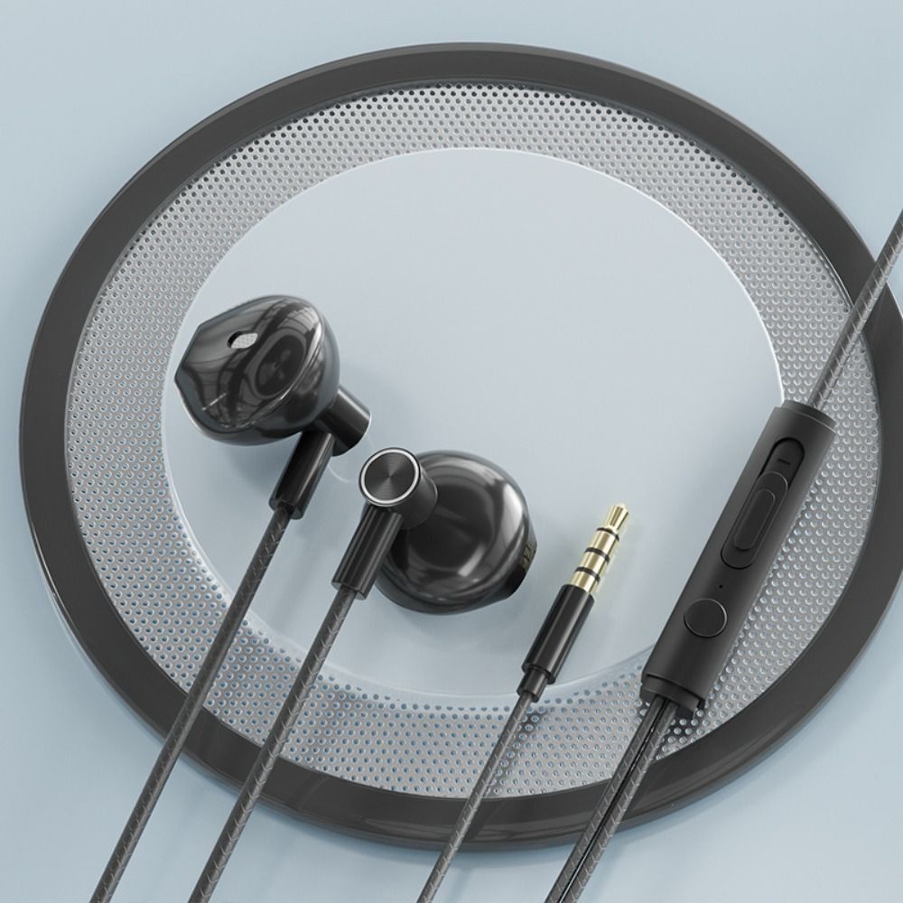 Auriculares duraderos para juegos tipo C, intrauditivos manos libres, auriculares estéreo con micrófono para Xiaomi/Huawei/IPhone/Karaoke: Verde
