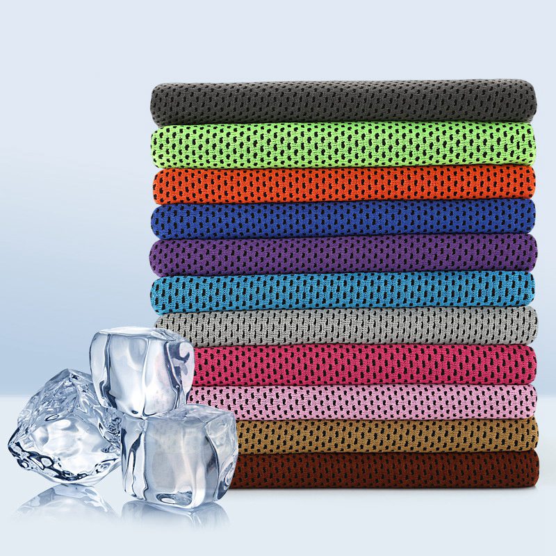 Koele Handdoek Ice Cold Blijvende Running Jogging Gym Kille Instant Cooling Outdoor Sport Handdoek Zwemmen Backpacken Handdoeken Zomer