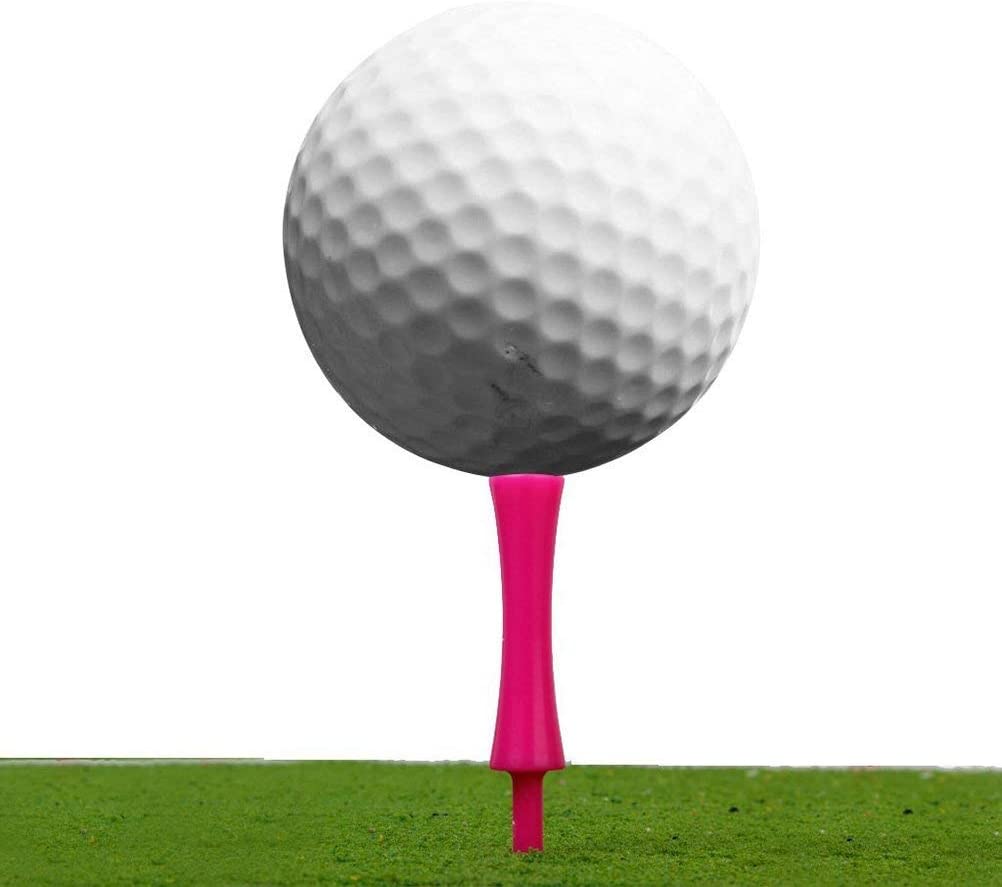 100 Pcs Training Golf Tees Plastic for Driver 32mm 39mm 45mm 51mm 58mm 70mm Long Castle Tee Unbreakable Tool