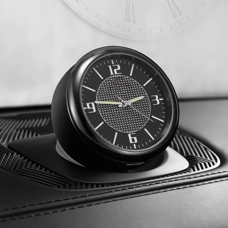 Auto Uhr Leuchtende Mini Autos Interne Stock-an Digital Uhr Mechanik Quarz Uhren Auto Auto Ornament Zubehör