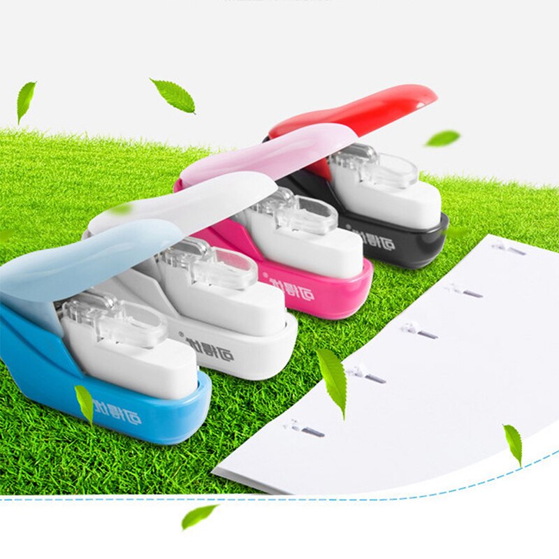 No Nails No Staples Stapling Machine Mini Cute Book Stapleless Stapler Paper Stapling Stapler Without Staple Stapler