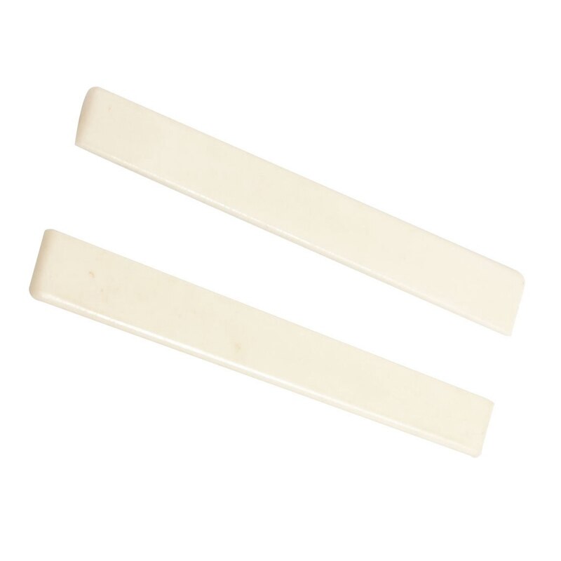 2 Stuks Spare Part Beige Plastic Bridge Zadel Moer Voor Klassieke Gitaar