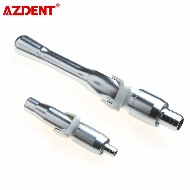2 stk/sæt dental aluminium universal spyt ejektor sugeventiler se hve spids adapter dyse stærke og svage spidser