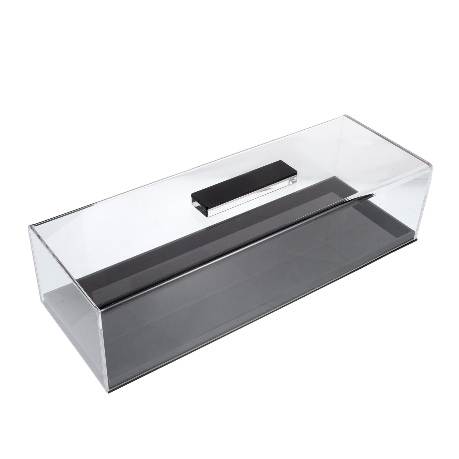 Multifunctional Acrylic Cake Stand Rectangular Dessert Display Tray Clear Lid Portable Bread Cookie Holder Charcuterie Board