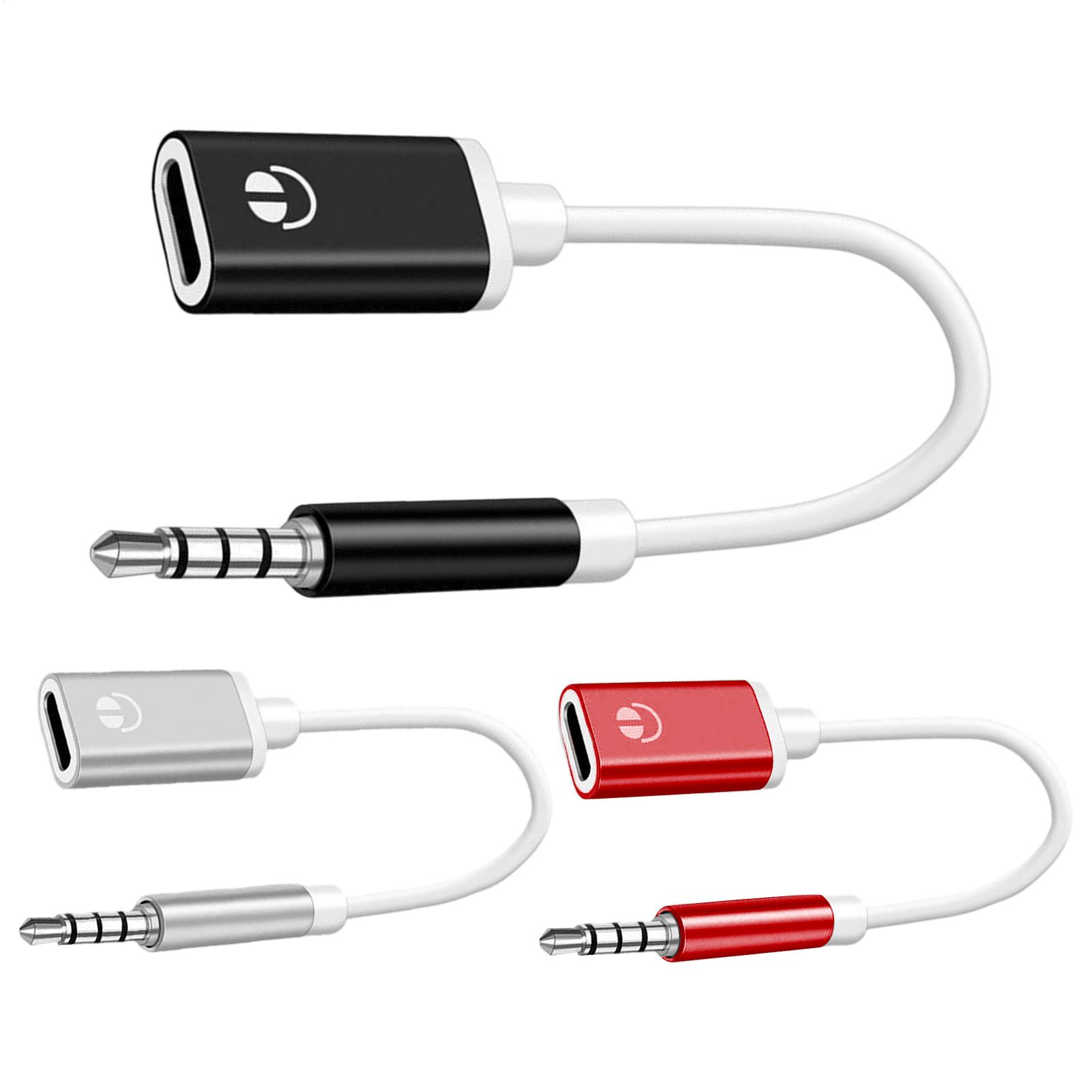 USB C Zu Aux Audio- Dongle Kabel 3,5mm Jack Konverter Typ-C Konverter Kopfhörer Adapter Kopfhörer Audio- Adapter kabel 3,5mm Stecker
