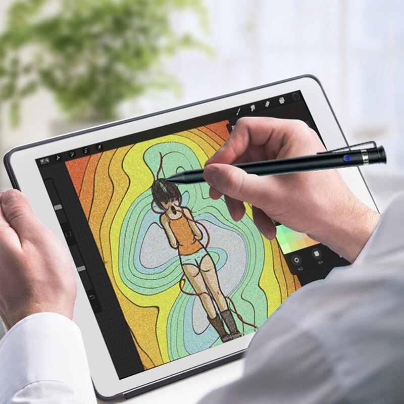 Capacitive Stylus Pen Presssn Devices Universal Press Sn Painting 1.2mm Fine Point Digital Stylus Pen with Glove