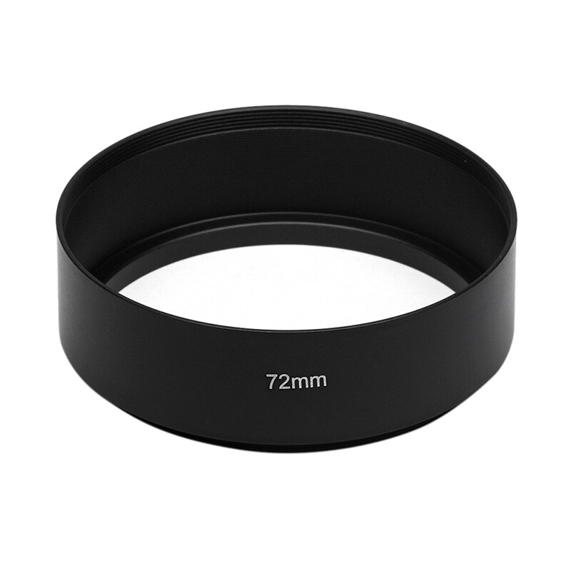 49MM/55MM/58MM/62MM/67MM/72MM/77MM Metal Long Focus Lens Hood Screw-In Mount For Camera