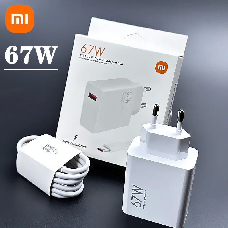 Xiaomi Charger 67W Original For Xiaomi Poco X3 GT F3 GT Poco X4 Pro pad 5 Mi Mix Fold Mi 11 11pro 11 Ultra 12 12X: Universal