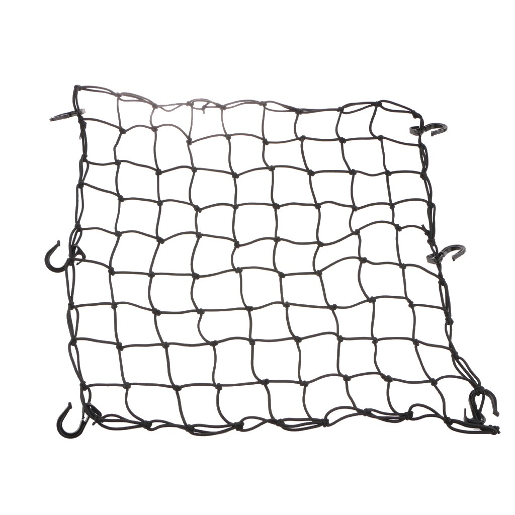 Black Car SUV Roof Top Rack Luggage Carrier Cargo Basket Elasticated Net