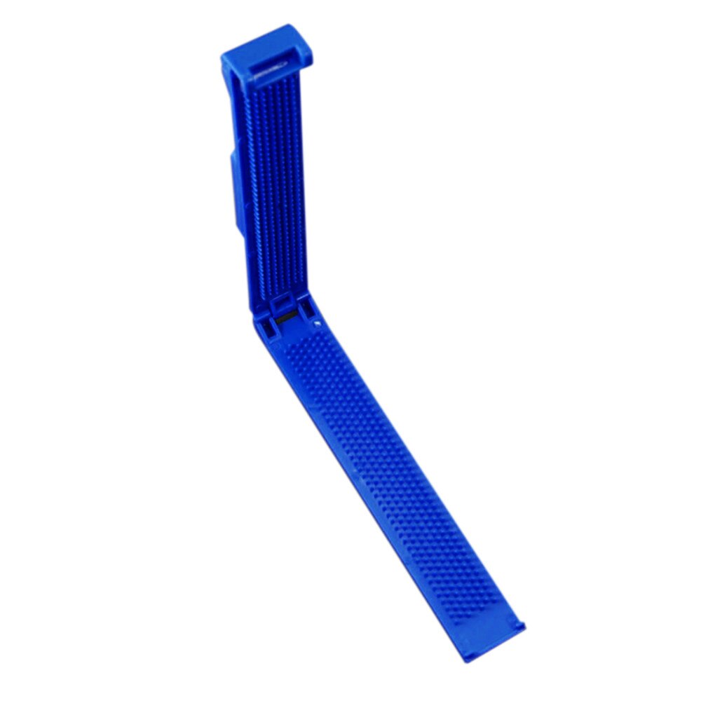 Diy Vrouwen Haar Mode Beauty Clipper Fringe Professionele Pony Haar Snijden Niveau Gids Voor Lagen Kapsel Trim Ruler Tool: Blue