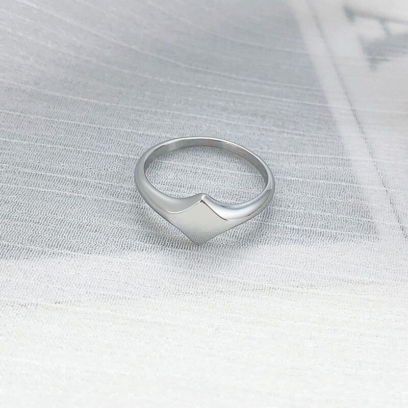 Anel de sinete com estampa de lótus para hall's, anel de aço inoxidável elegante, inspirado em floral, para homens e mulheres