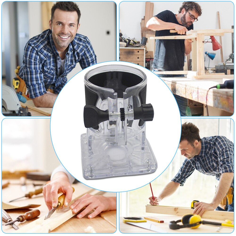 Wooden Router Base Trimming Milling Machine Base Electric Trimmer Machine Base For Power Tool Accessories Plunge Router Base